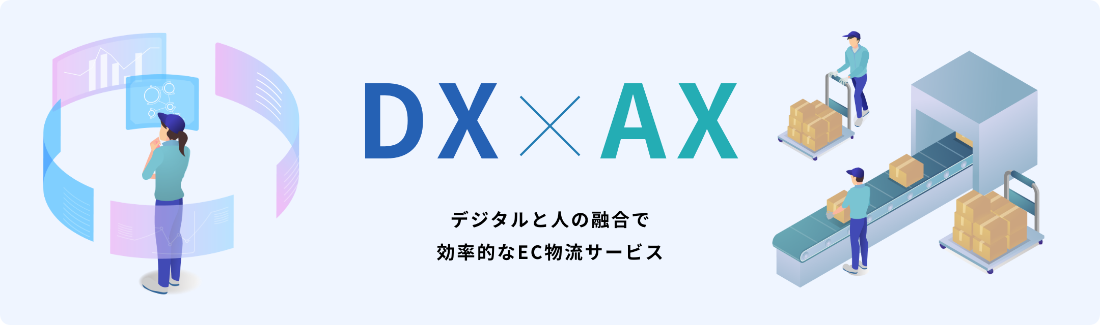 デジタルと人の融合で効率的なEC物流サービス